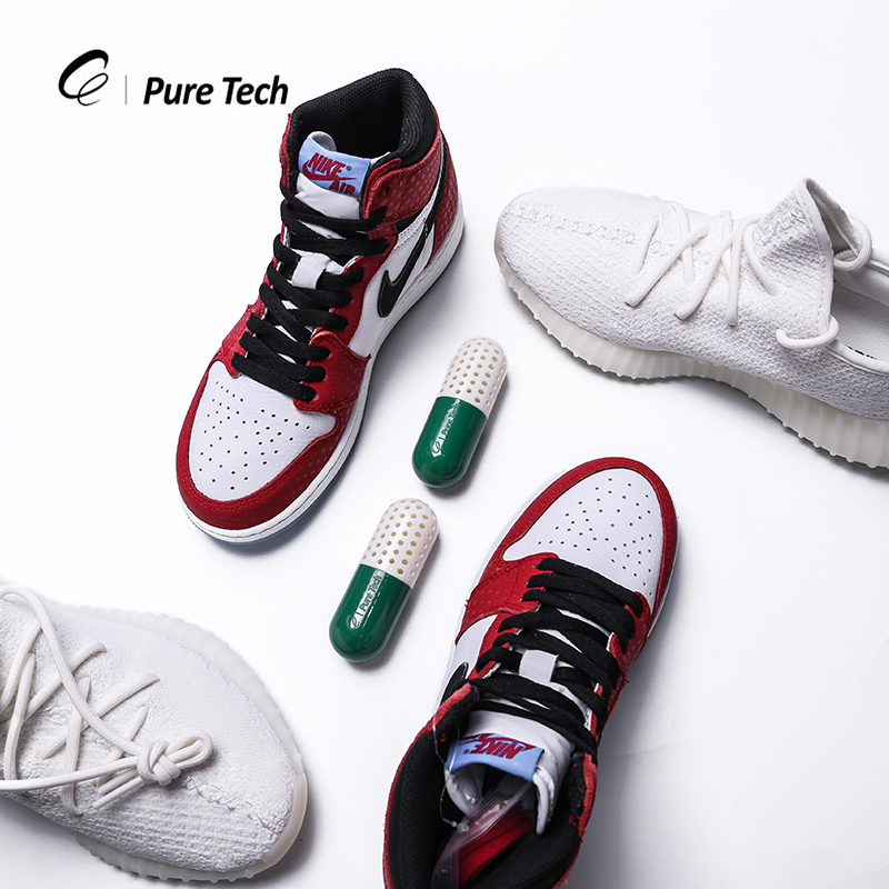 Pure Tech sneaker deodorant capsule AJ shoe antibacterial deodorant environmental protection shoe plug desiccant dehumidification fragrance