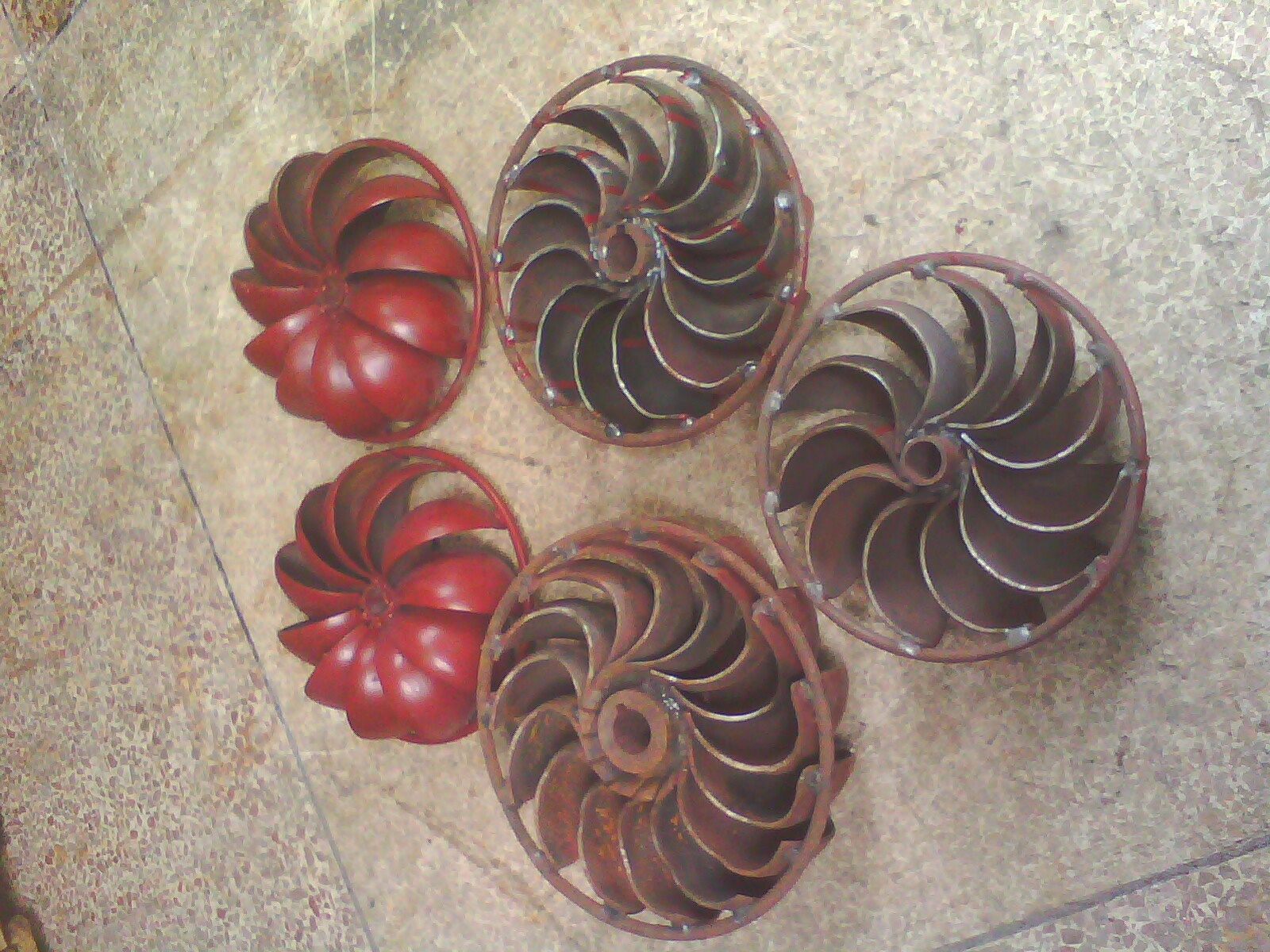 Oblique impact type Impact type water blade runner Complete accessories Needle valve wheel base water control valve