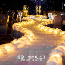 Wedding props Ttai yarn Road Dragon Ball Road lead ceiling yarn cloud yarn stage decoration Cotton Cloud decorative yarn