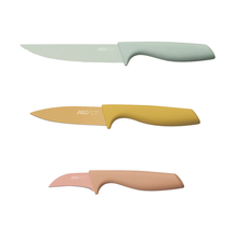 Love Shida Water Fruit Knife Melon Fruit Knife Three Suits Home Portable Stainless Steel Paring Knife Cut Steak Vegetable Small Knife