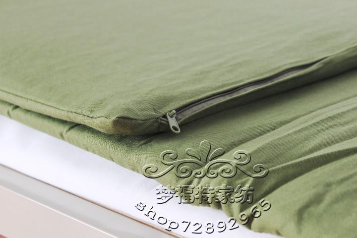 Phân phối chính hãng 01 nệm đơn giường mat quân đội giường tầng màu xanh lá cây 褥 nệm cứng sinh viên nệm giá rẻ