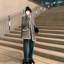 Small fragrant wind jacket ladies 2022 new French jacket mid-length autumn high-quality spring and autumn oversize