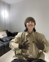 KC C Series Nice Boyfriend Fu Shirt Nice Fluid Wash Loose Vintage BF Style Shirt