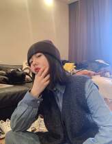 KC C Series Autumn Winter Treasure Hardware Italian Colored Yarn Mix Nose Ancestral Vintage Wool Vest Cardigan