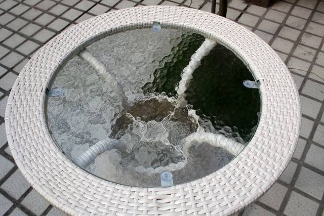 Nội thất Zizhu Kết hợp ghế ngoài trời kết hợp nội thất ban công sân vườn năm mảnh với đệm Giang Tô, Chiết Giang và An Huy - Bàn ghế ngoài trời / sân bàn ghế sắt ngoài trời