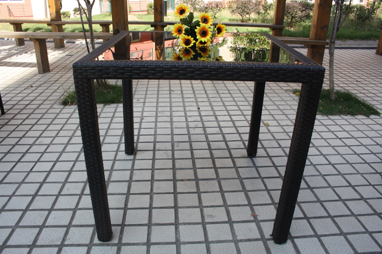 Nội thất Zizhu Ngoài trời 32-27 # Kết hợp bàn ghế Ban công sân vườn năm mảnh Nội thất mây ngoài trời có đệm - Bàn ghế ngoài trời / sân bàn ghế ban công nhỏ