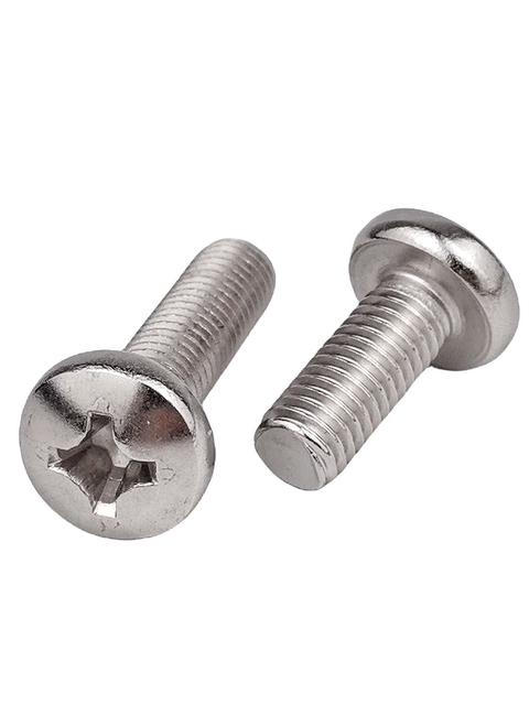 Cross disc head screw 304 stainless steel GB818M6M8