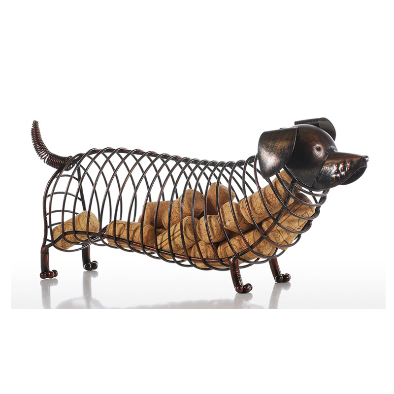 tooarts red wine stopper collection tank cork storage tank red wine stopper containing box rack iron art pendulum