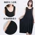 Kích thước lớn sling váy ngủ nữ mùa hè chất béo mm200 kg modal cotton dài tay không tay bà bầu đồ ngủ - Đêm đầm đầm đẹp giá rẻ Đêm đầm