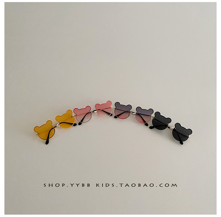 Солнцезащитные очки 儿童太阳镜女童墨镜宝宝眼镜春夏季男童遮阳镜防紫外线可爱小熊款 OTHER