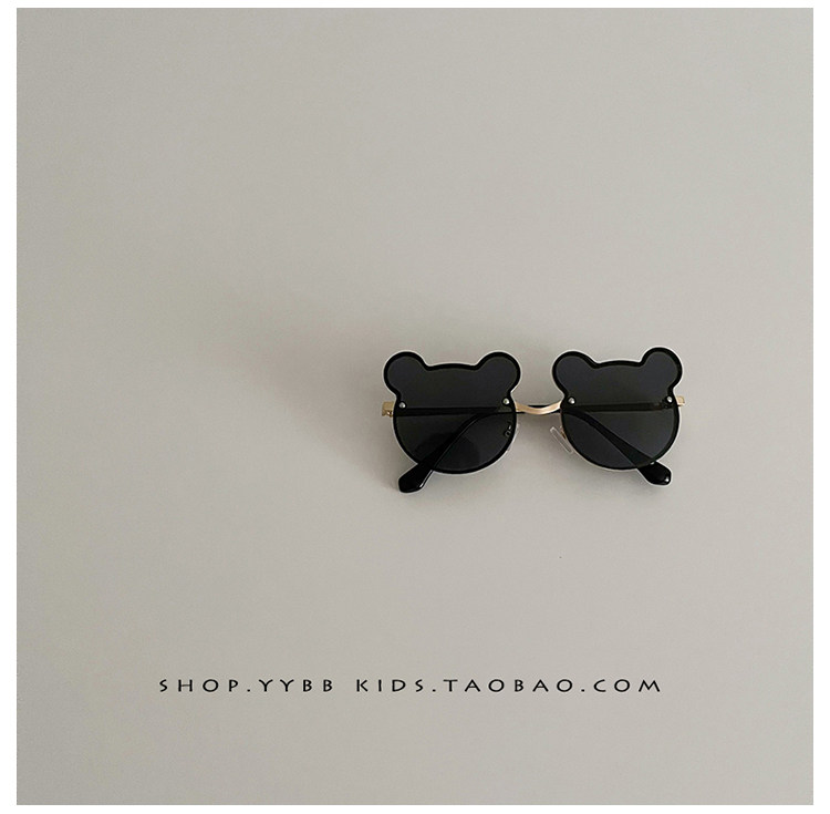 Солнцезащитные очки 儿童太阳镜女童墨镜宝宝眼镜春夏季男童遮阳镜防紫外线可爱小熊款 OTHER