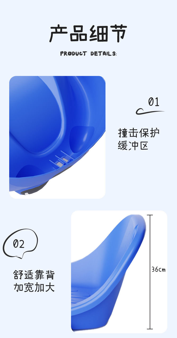 Лыжные доски 户外成人加厚滑雪板滑草板划沙板雪橇车高靠背滑草板双人儿童耐磨 The speed of Tong
