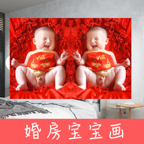 Wedding room Baby poster wall Pregnancy High Definition Baby Painting BB Doll Picture Tire All Early Teach Dragon Phoenix Photos
