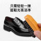 Aoqi Iron Box Shoe Polish Black Shoe Cream Solid Shoe Wax Renovation Leather Wear Scratch Repair Shoe Polish Shoe Brush Set