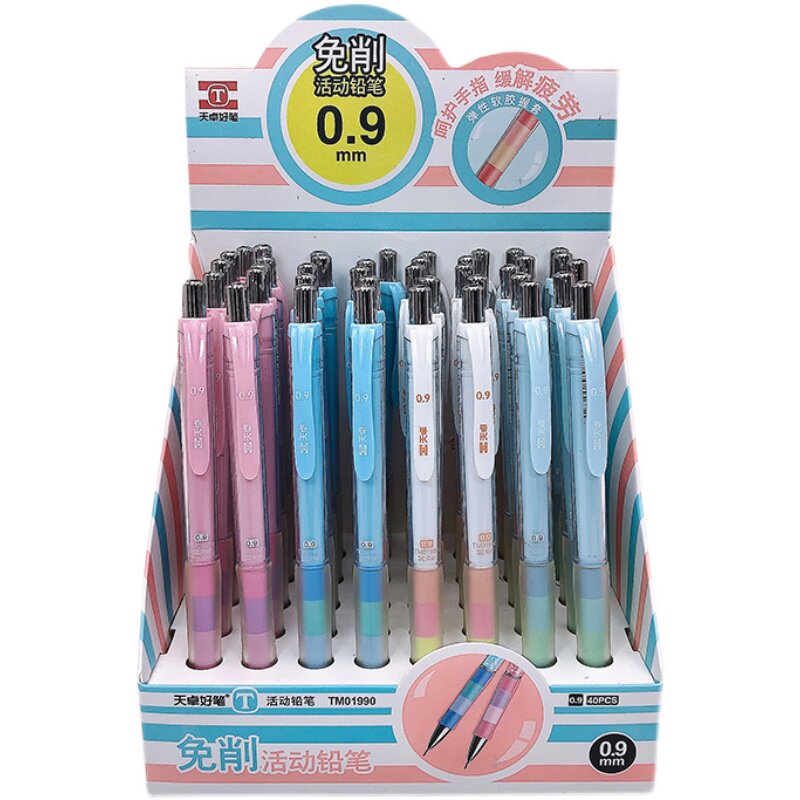 Карандаш Tianzhuo 0.9 автоматический с грифелем, мультяшный, для детей, для начальной школы