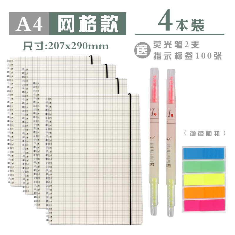 Сетка A4 (очень большая) 4 копии, бесплатный маркер, 2 этикетки 1