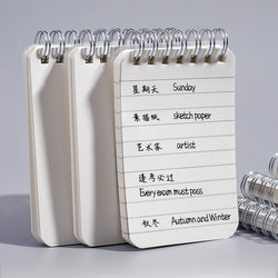 A7 Small Notebook Portable Mini Student Notepad Pocket Spiral Notebook for Quick Notes Word Book Homework Record Book