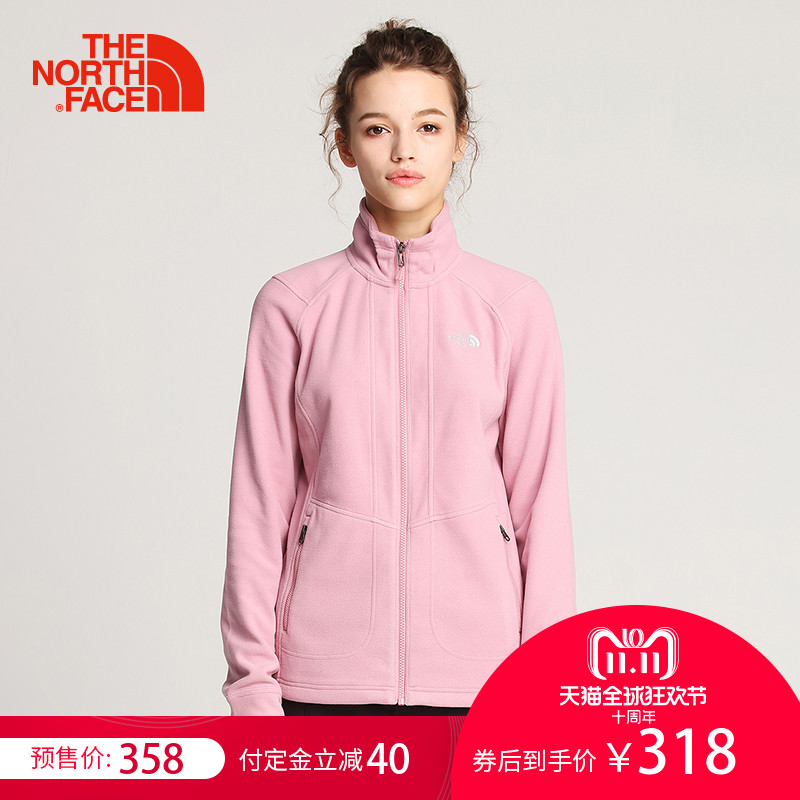 18年双11预售 The North Face 北面 18年秋季新款 女式抓绒外套 3CGO 低于￥268包邮（需￥40定金）2色可选