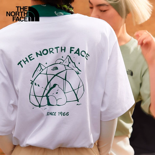 Комфортная дышащая дорожная летняя футболка с коротким рукавом для влюбленных, с медвежатами