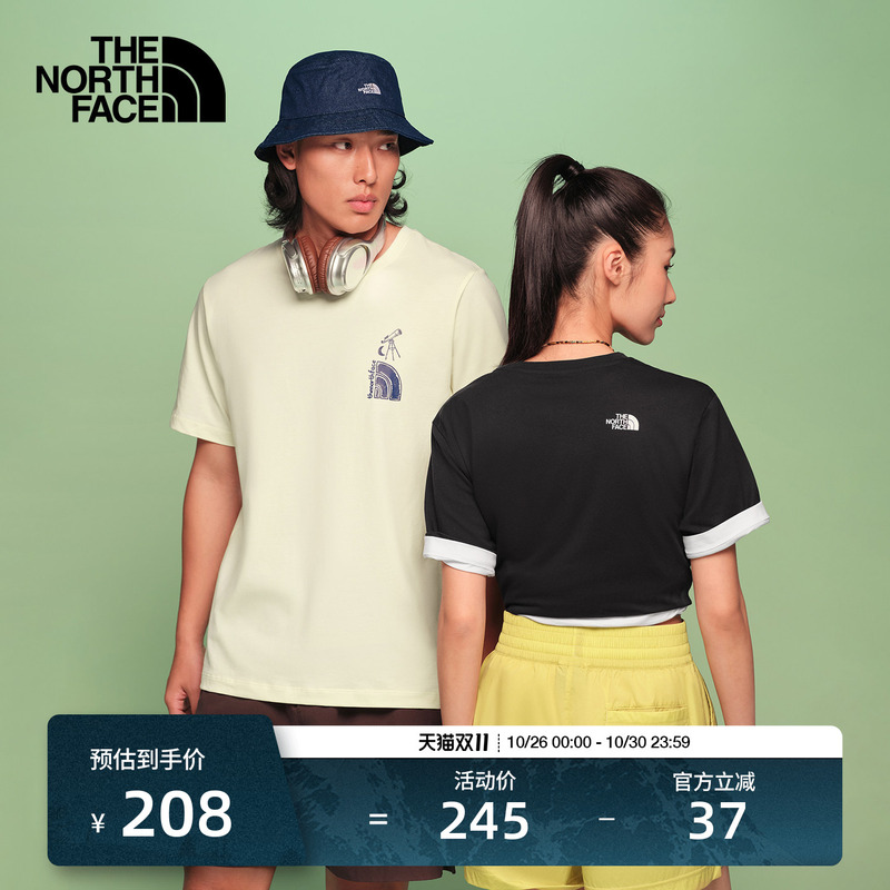 The North Face Short-Sleeved T-Shirt for Women and Men, Pure Cotton Short-Sleeved Sports New Style Top, Outdoor Breathable Thenorthface | 8Gvc The North Face Short-Sleeved T-Shirt for Women and Men, Pure Cotton Short-Sleeved Sports New Style Top, Outdoor Breathable Thenorthface | 8Gvc