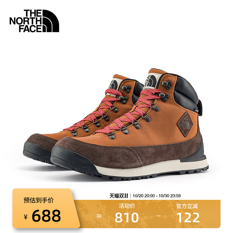 The North Face Men's Berkeley Waterproof Mid-Top Casual Shoes Outdoor Grip New Model Thenorthface | 8177