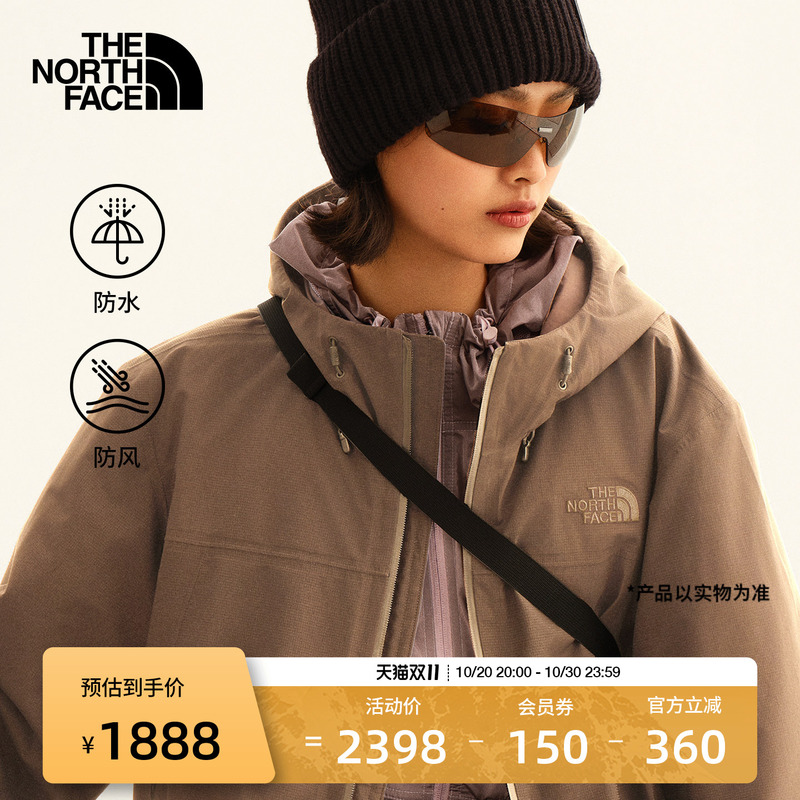 The North Face Quilted Jacket Women's Cotton Coat Tnf Range Outdoor Waterproof and Warm New Style Thenorthface | 8Kqb