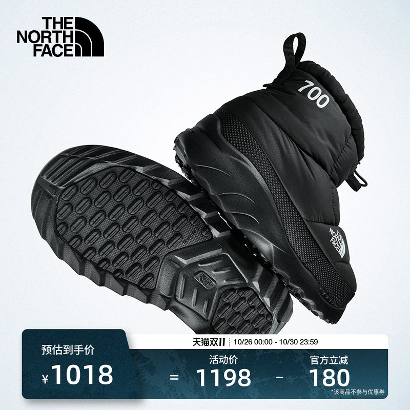 [Same Style as Li Yunrui] the North Face Warm Shoes for Men and Women Nuptse Goose down Water-Repellent Thenorthface8Daa