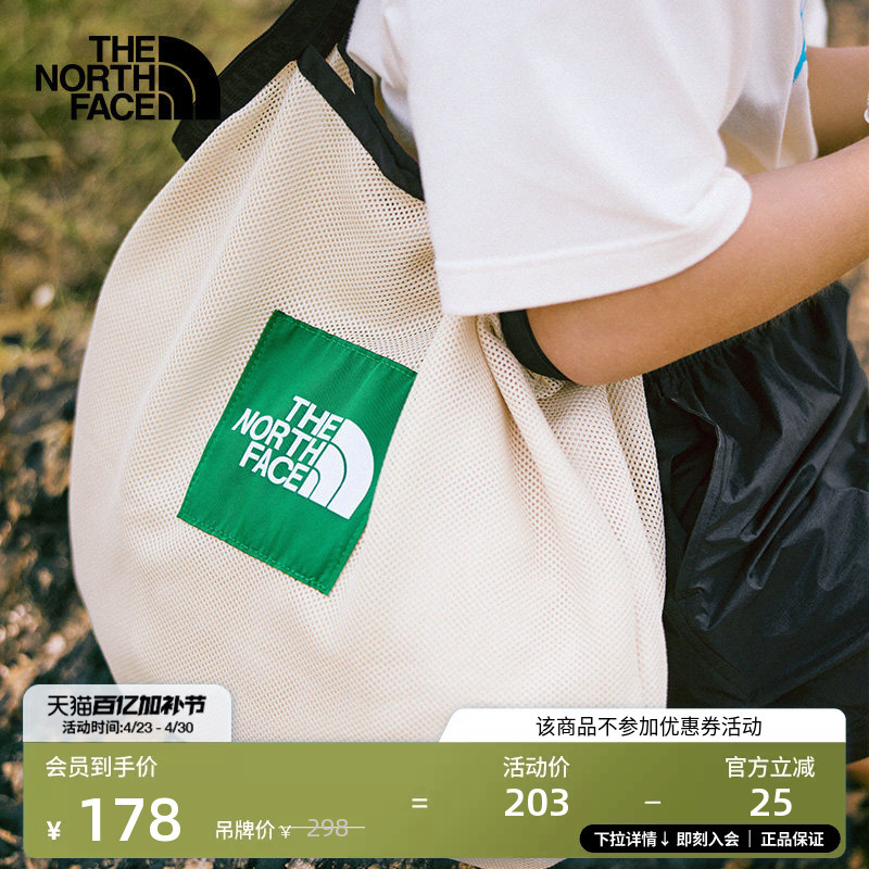The North Face Large-Capacity Tote Bag for Men and Women, Convenient and Stylish for Outdoor Travel | 8Amw