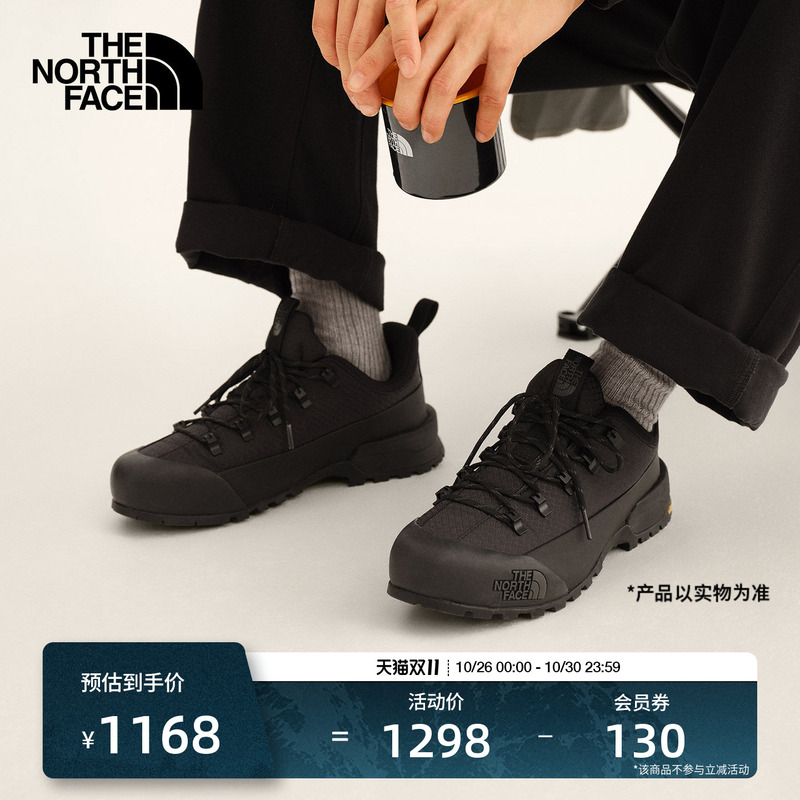 [Same Style as Li Yunrui] the North Face Glenclyffe Functional Sports Shoes Big Black Armor Thenorthface8Dap