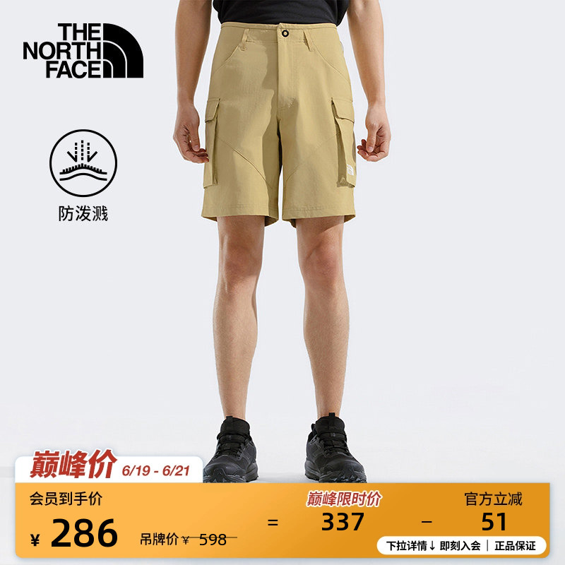 [Classic Style] the North Face Men's Water-Repellent Workwear Style Shorts Outdoor New Style Thenorthface | 8Eyc