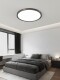Full Spectrum All-Copper Ultra-Thin Black Ceiling Light for Living Room, Study, Kitchen, Hallway, Entrance, Bathroom, Guest Room, Without Main Light