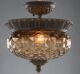 Simple Retro Pastoral Style Pineapple Lamp Ed1031S Ceiling Light for Foyer, Hallway, and Entrance, Available in Small and Large Sizes