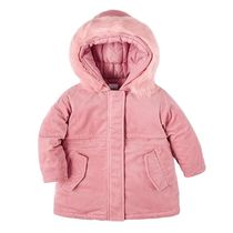 Barabara girls cut standard cotton clothes baby corduroy foreign style cotton coat jacket 2020 winter new childrens clothing trend