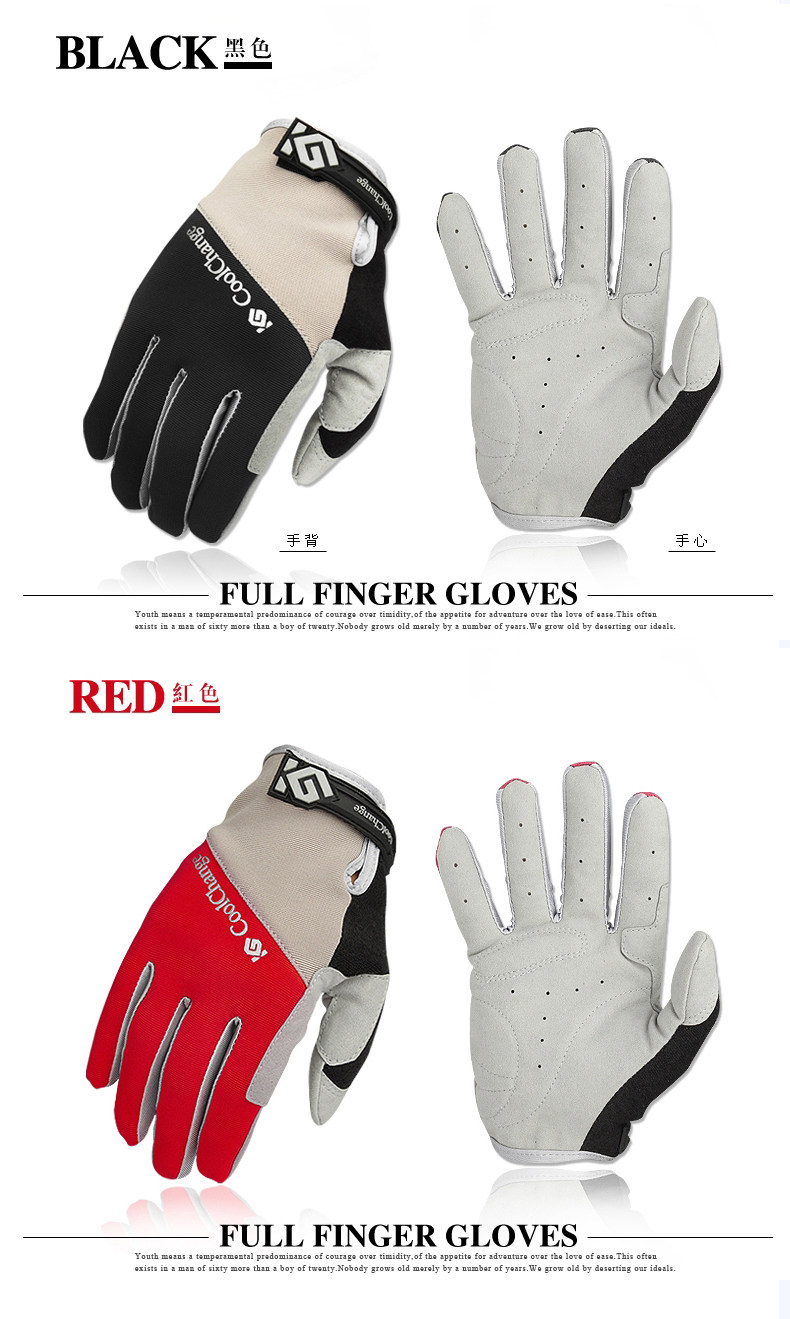 Gants pour vélo mixte COOLCHANGE - Ref 2238395 Image 44