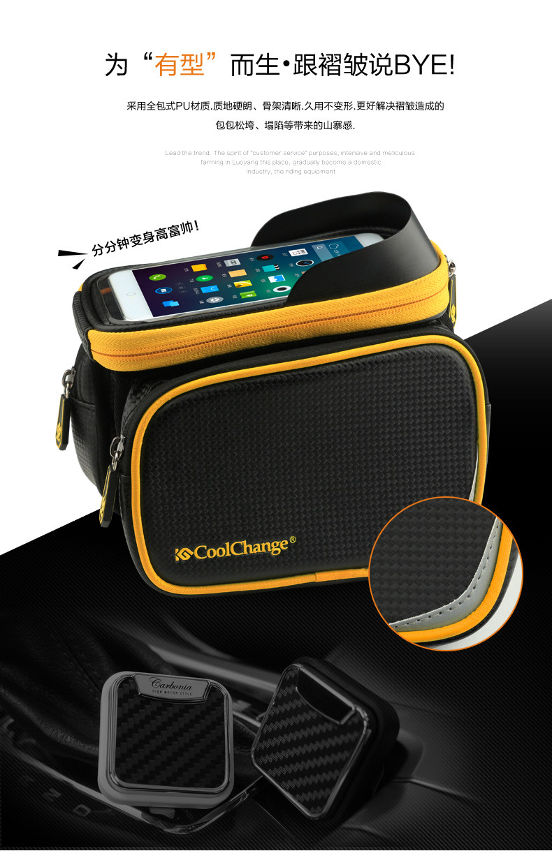 Sacoche pour vélo mixte COOLCHANGE - Ref 2215059 Image 36