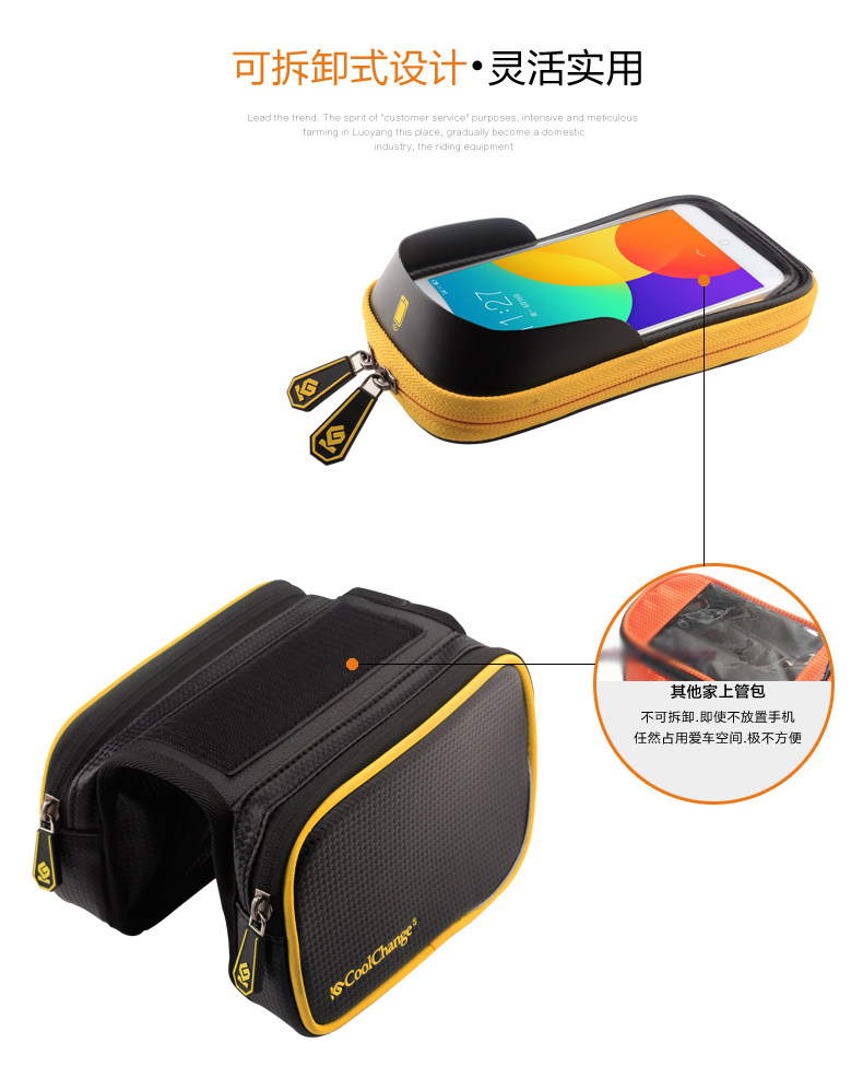 Sacoche pour vélo mixte COOLCHANGE - Ref 2215059 Image 46