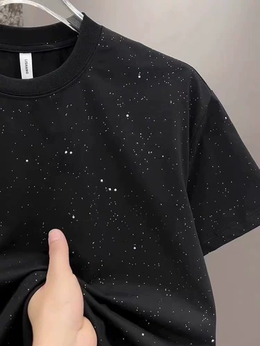 Бренд иностранная торговля стоет снимает списки футболок с короткими рукавами для мужчин и женщин в летнем модном бренде.