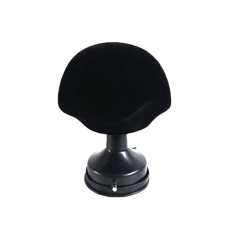 Wig Shop Men's Hairpiece Display Head Mannequin Wig Display Stand Black Fixed Support Base Holder Wig Shop Men's Hairpiece Display Head Mannequin Wig Display Stand Black Fixed Support Base Holder