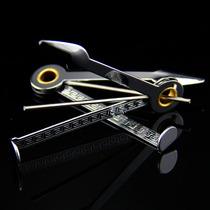 Three-purpose pipe knife three-in-one pipe knife press rod scraper and needle pipe smoker