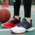 Giày bóng rổ đỉnh cao nam mùa hè chống trượt mang giày thể thao nam hai màu chống giày - Giày bóng rổ