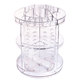 hộp nhựa đế đen Hộp lưu trữ mỹ phẩm trong suốt xoay nhiều lớp ký túc xá gia đình máy tính để bàn hộp đồ dùng lưu trữ đồ dùng hoàn thiện tạo tác hộp đựng mỹ phẩm