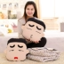 Crayon Shinchan gối chăn kép sử dụng điều hòa không khí đệm văn phòng ngủ trưa chăn sofa giường Trở lại đệm / Bolsters