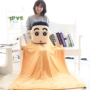 Crayon Shinchan gối chăn kép sử dụng điều hòa không khí đệm văn phòng ngủ trưa chăn sofa giường gối văn phòng 2 trong 1