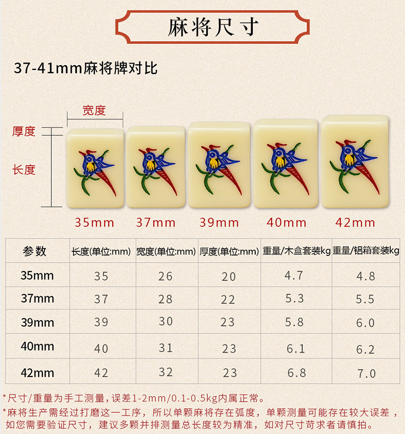 Yu Sheng hộ gia đình mạt chược thương hiệu ngà vừa / lớn 42mm acrylic pha lê xanh trắng cao cấp mạt chược - Các lớp học Mạt chược / Cờ vua / giáo dục bo co vua