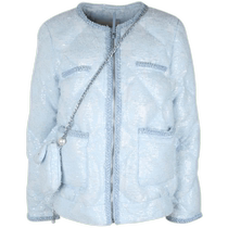 Mall The Same Section) Zhuoja Weekend 23 Winter New Bright Sheet Magige Chain Bag Small Fragrant Wind Down Jacket P262101C