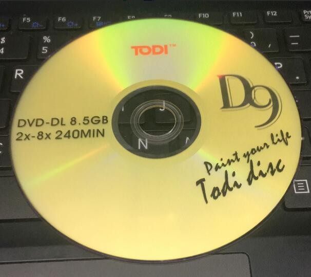Taipei Dory DVD burn disc high speed 8x 8 5G burn blank disc DVD-r D9 disc