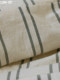 Middle style丨All cotton color woven and wash cotton four-piece set pure cotton retro striped bedding set green bedding sheet