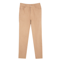Milanden middle-aged and elderly mothers clothing 2023 autumn new elastic cotton small straight pants versatile casual pants for slim women