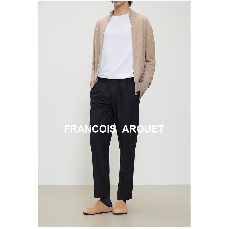 Fabric: Lulu Same Style Toray Light Outdoor Straight Wide-Leg Pants with Elastic Waistband and Drawstring, Model 003 Fabric: Lulu Same Style Toray Light Outdoor Straight Wide-Leg Pants with Elastic Waistband and Drawstring, Model 003