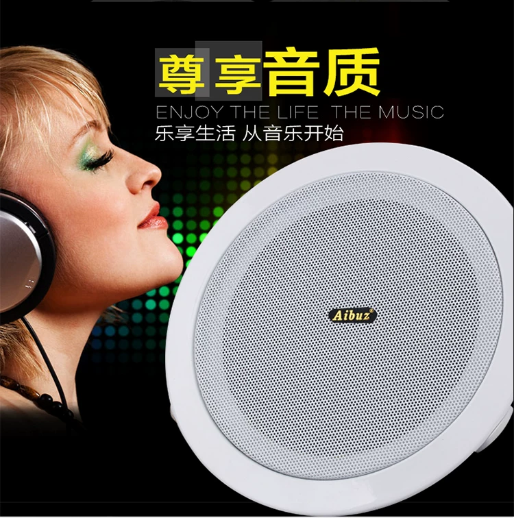 AIBUZ YLD-621-622 Ceiling Speaker Ceiling Speaker Suspended Ceiling Embedded Speaker Background Music